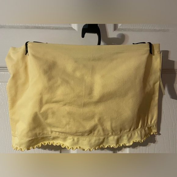 No Boundaries Other - No Boundaries Women’s Soft Yellow Bandeau Bra! NWT!‎ Size XXXL!